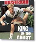 Germany Boris Becker, 1989 Us Open Sports Illustrated Cover Metal Print
