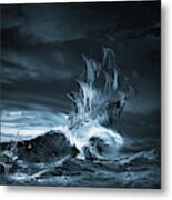 Ghost Ship Series The Ninth Wave Remake Metal Print