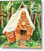 Gingerbread House Metal Poster