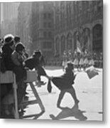 Girl Trying To Join St. Patricks Parade Metal Print