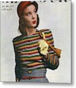 Glamour, August 01, 1944 Metal Print