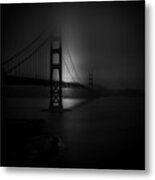 Golden Gate - Night Study Metal Print