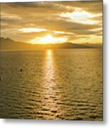 Golden Hour Lake Tahoe Metal Print