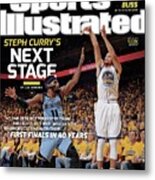 Golden State Warriors Vs Memphis Grizzlies, 2015 Nba Sports Illustrated Cover Metal Print