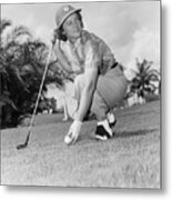 Golfer Babe Zaharias Metal Print