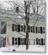 Grafton Village Vermont Library Metal Print