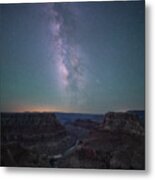 Grand Canyon And Milky Way Metal Print