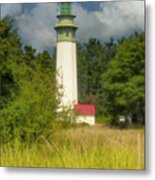 Grays Harbor Lighthouse, Washington, Usa Metal Print