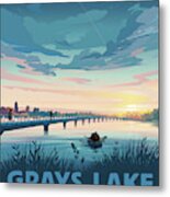 Grays Lake Metal Print