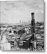 Great Chicago Fire Metal Print