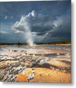 Great Fountain Geyser Metal Print