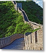 Great Wall Of China At Mutianyu, China Metal Print