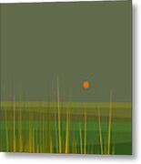 Green Fields After The Rain Metal Print