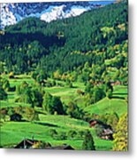 Grindewald, Switzerland Metal Print