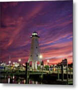Gulfport Lighthouse Metal Print