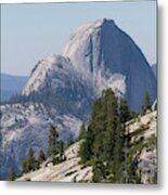 Half Dome And Yosemite Valley From Olmsted Point Tioga Pass Yosemite California Dsc04221-2 Metal Print