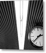 Hanging Clock Metal Print