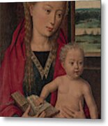 Hans Memling  Virgin And Child Metal Print