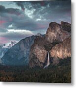 Happy 4th Of July From Tunnel View Metal Print