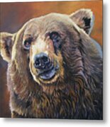 Grin And Bear It Metal Print