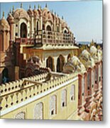 Hawa Mahal At Jaipur, Rajasthan, India Metal Print