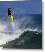 Hawaii Surfing Metal Print