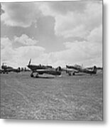 Hawker Hurricanes Metal Print