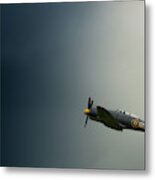 Hawker Sea Fury Into The Blue Metal Print