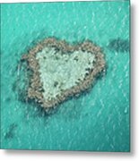 Heart Reef, Great Barrier Reef Metal Print