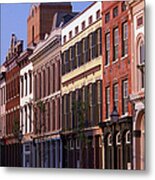 Historic District Buildings, Charleston Metal Print