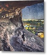 Hole-in-the-wall Cave Metal Print