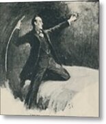 Holmes Lashed Furiously Metal Print