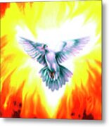 Holy Spirit Fire Metal Print