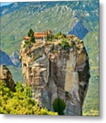 Holy Trinity Monastery, Meteora, Greece Metal Print