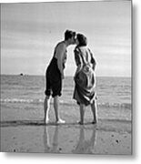 Honeymoon Kiss Metal Print