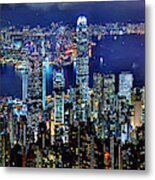 Hong Kong Skyline - Dwp1864884 Metal Print
