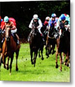 Horce Racing 11 Metal Print