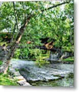 Humpback Covered Bridge Metal Print