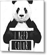 I need color Metal Print I need color Metal Print