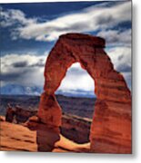 Iconic Delicate Arch Of Utah Arches National Park Metal Print