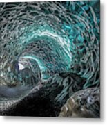 Icy Vortex Metal Print