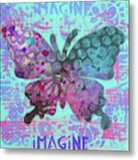 Imagine Butterfly 2 Metal Print