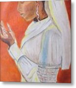 In Prayer Metal Print