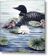 In The Lilies Metal Print
