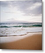 Incoming Tide On Maui Metal Print