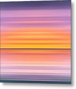 India Colors - Abstract Wide Seascape Metal Print