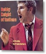 Indiana University Coach Bobby Knight Sports Illustrated Cover Metal Print