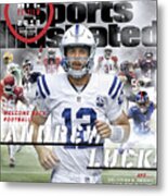 Indianapolis Colts Andrew Luck, 2018 Nfl Football Preview Sports Illustrated Cover Metal Print