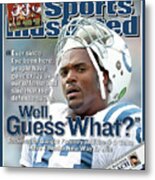Indianapolis Colts Dwight Freeney Sports Illustrated Cover Metal Print