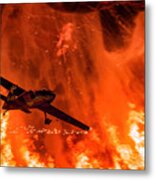 Into The Fire Metal Print